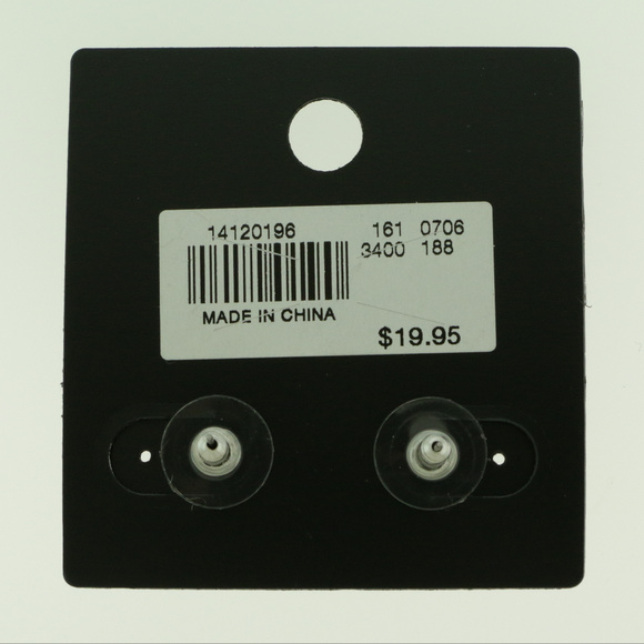 NWT silver with smoked purple stone earring LTDE31 - Picture 4 of 7