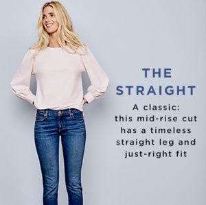 NWT Ann Taylor Loft Modern Straight Leg Jeans