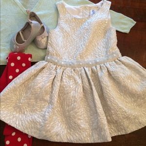 Max Studio Silver Fancy Dress size 2T