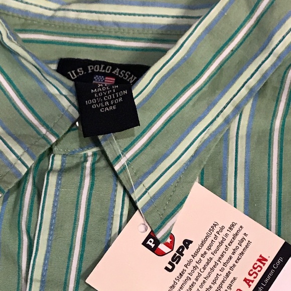 🇺🇸 NWT U.S. Polo Assn. men’s short sleeve shirt - Picture 4 of 5