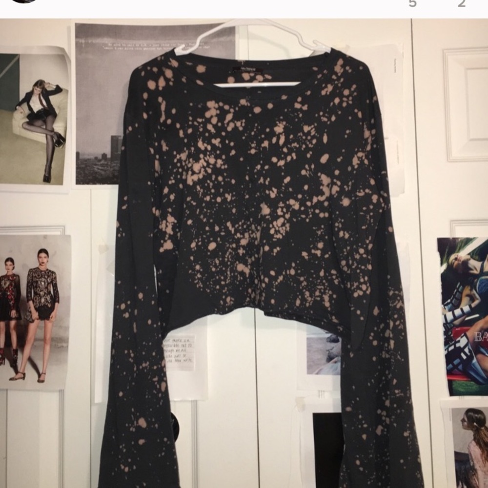 Zara crop tee