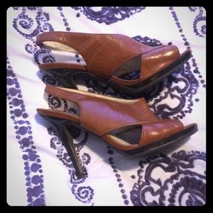 Michael Kors open toed heels size 7