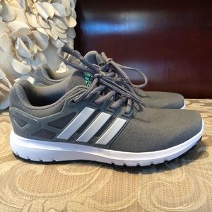 Adidas grey running shoes