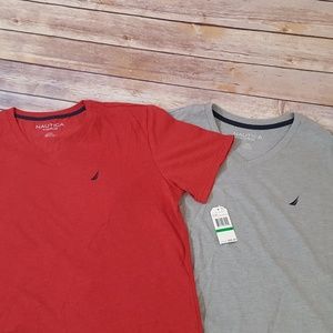 Nautica  V-neck Sleepshirts set of 2 nwt