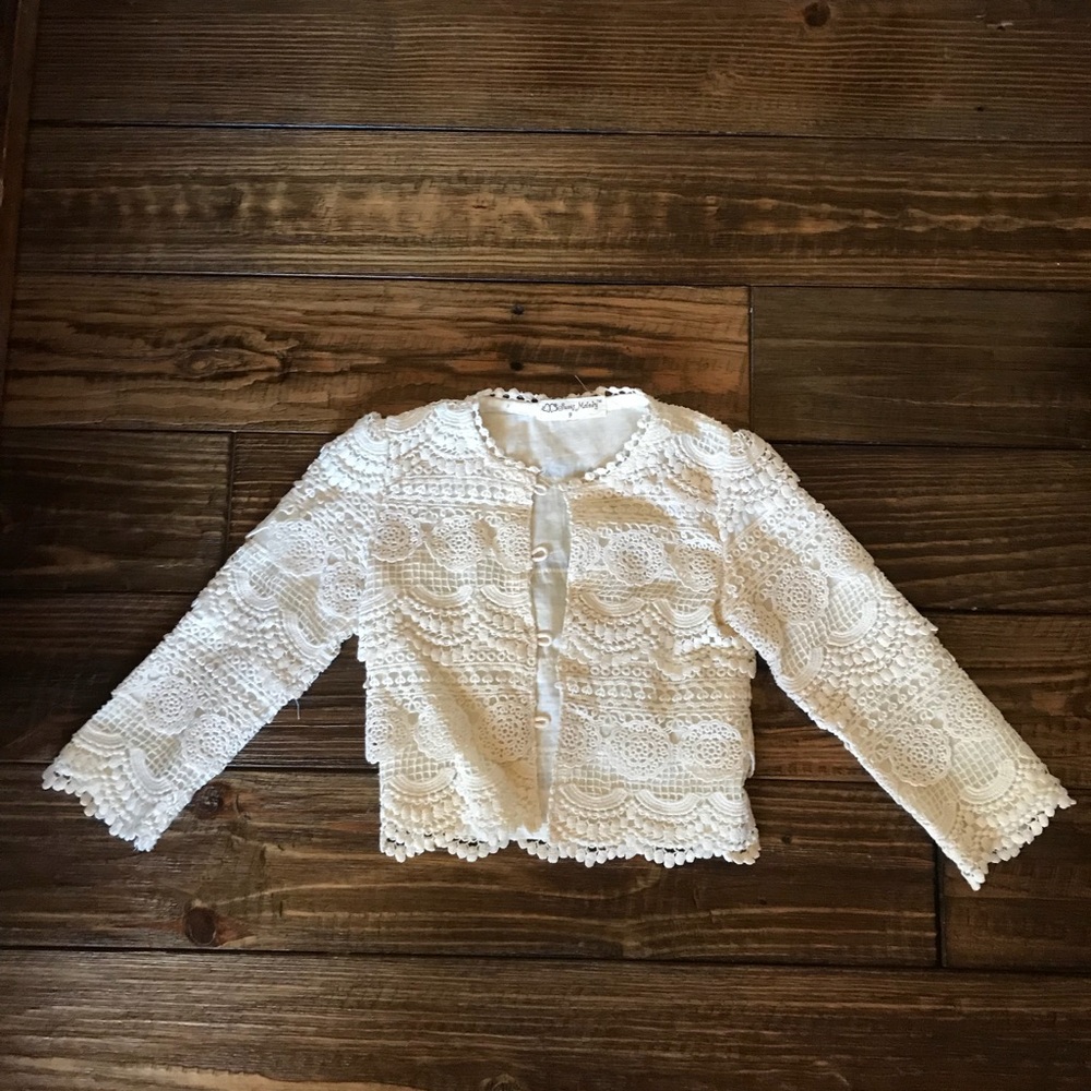 Kids Lace jacket by Sweet Melody