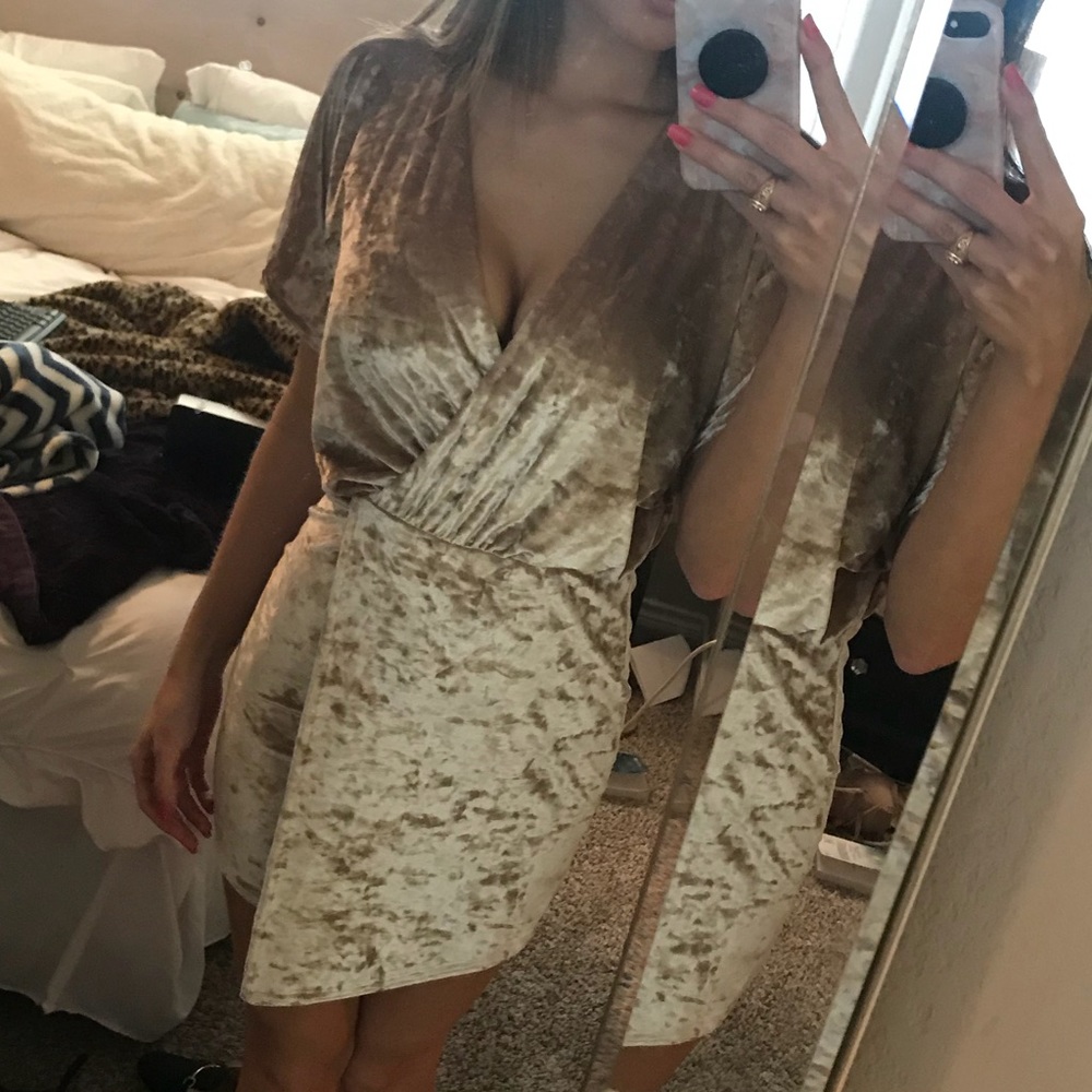 Misguided velvet dress