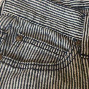 Boyfriend Slim Striped Jeans