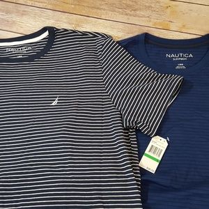 Nautica Striped Sleepshirts set of 2 nwt