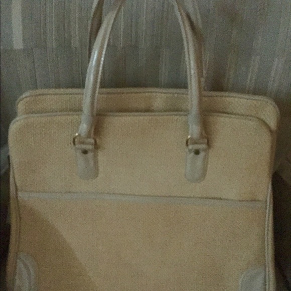VINTAGE CREAM TWEED OVERNIGHTER - Picture 1 of 6