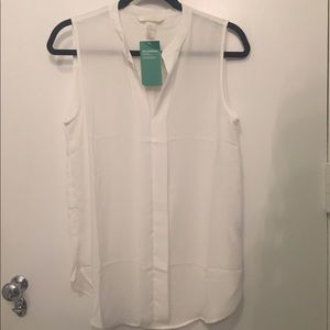 H&M size 8 white dress tank