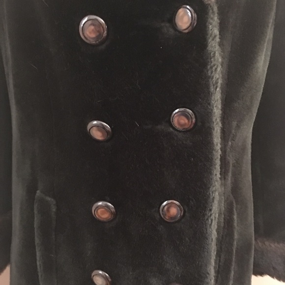 Vintage Borgaza faux fur coat size small - Picture 3 of 8