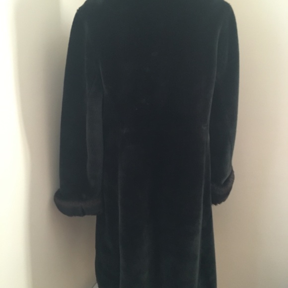 Vintage Borgaza faux fur coat size small - Picture 6 of 8