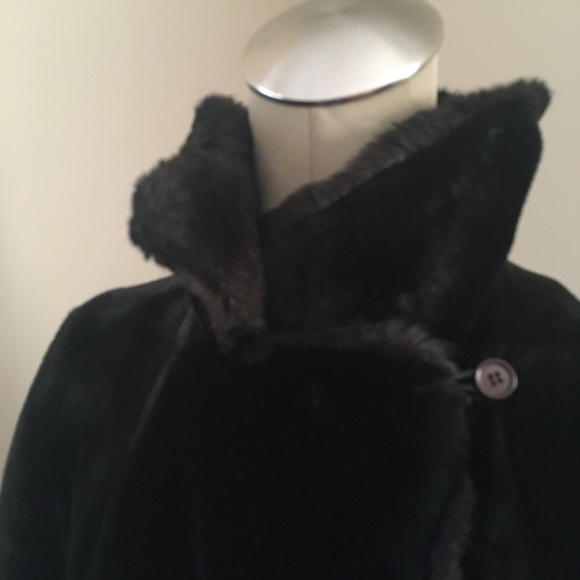 Vintage Borgaza faux fur coat size small - Picture 8 of 8