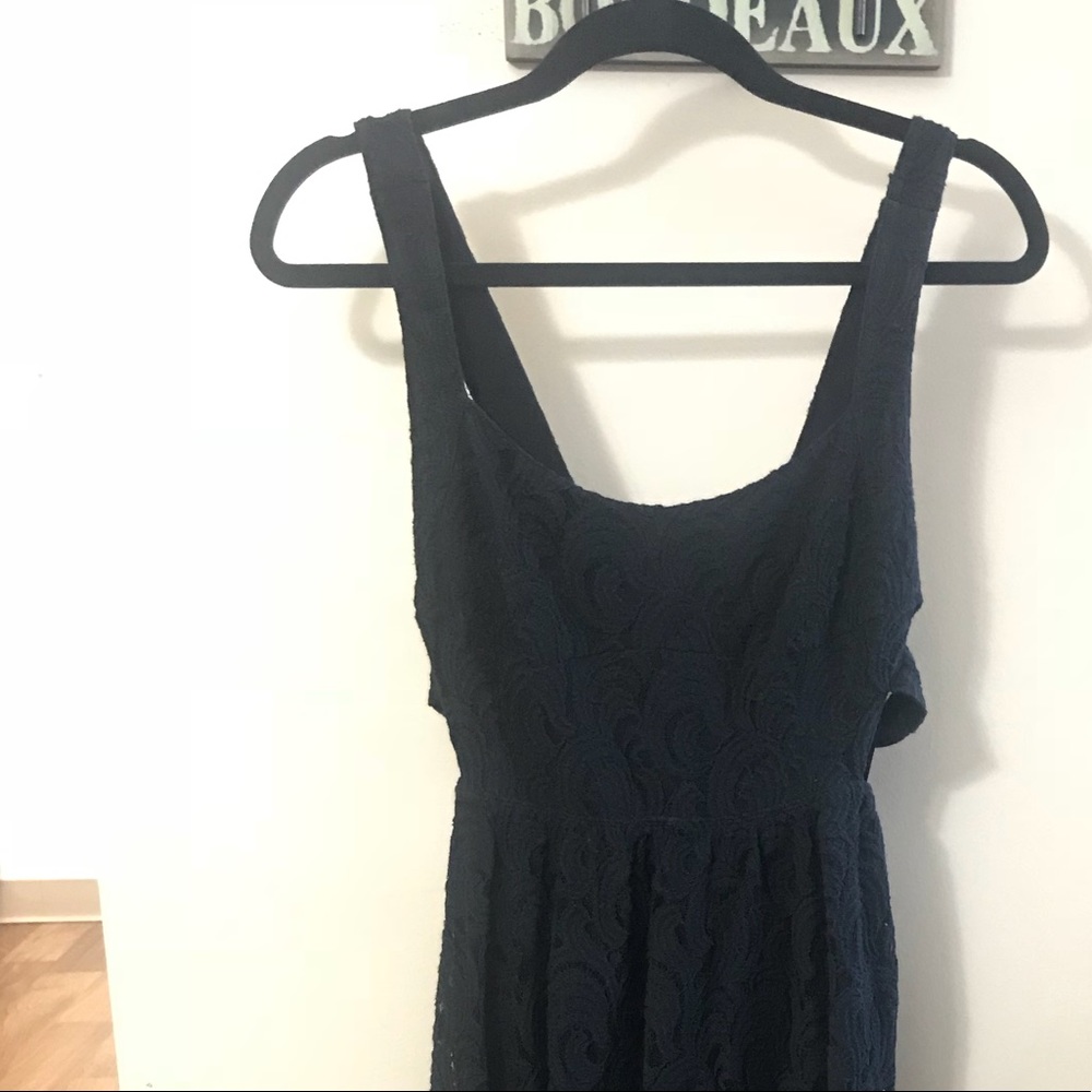 Free People black skater dress