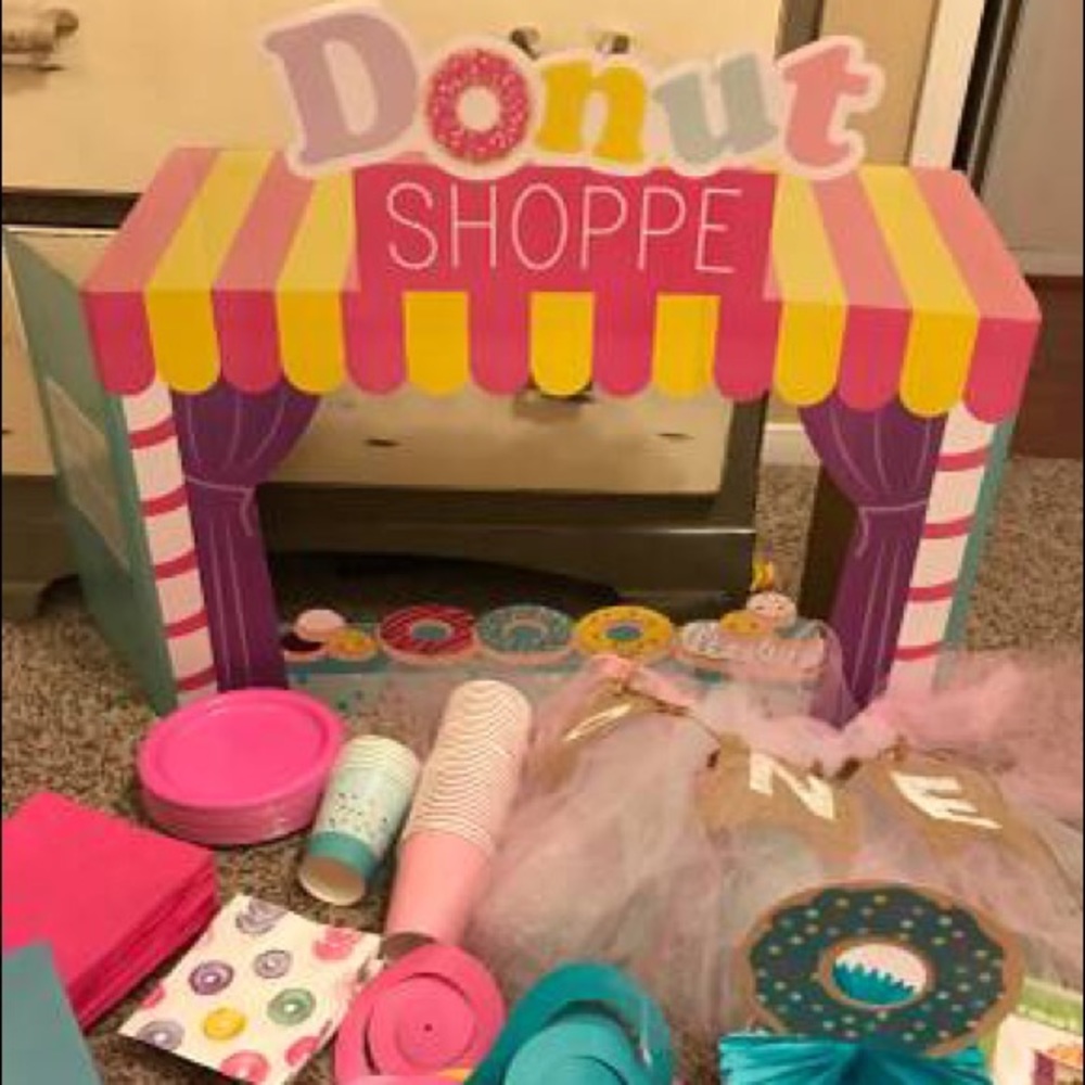 Donut party decor
