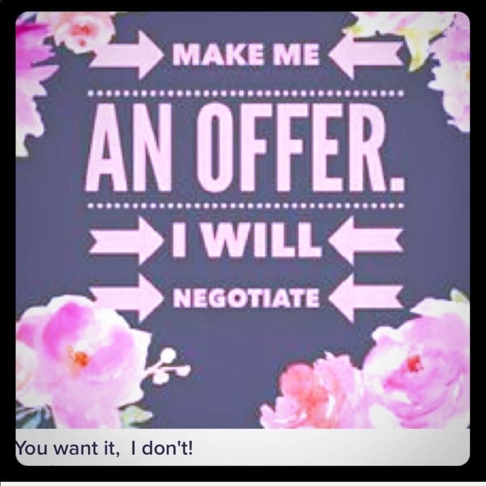 MAKE AN OFFER OR BUNDLE & I'LL SEND YOU ONE :)