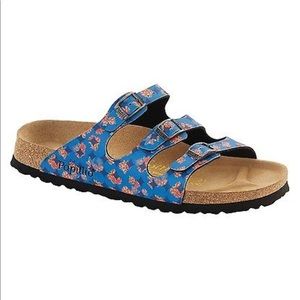 Birkenstock patterned slides