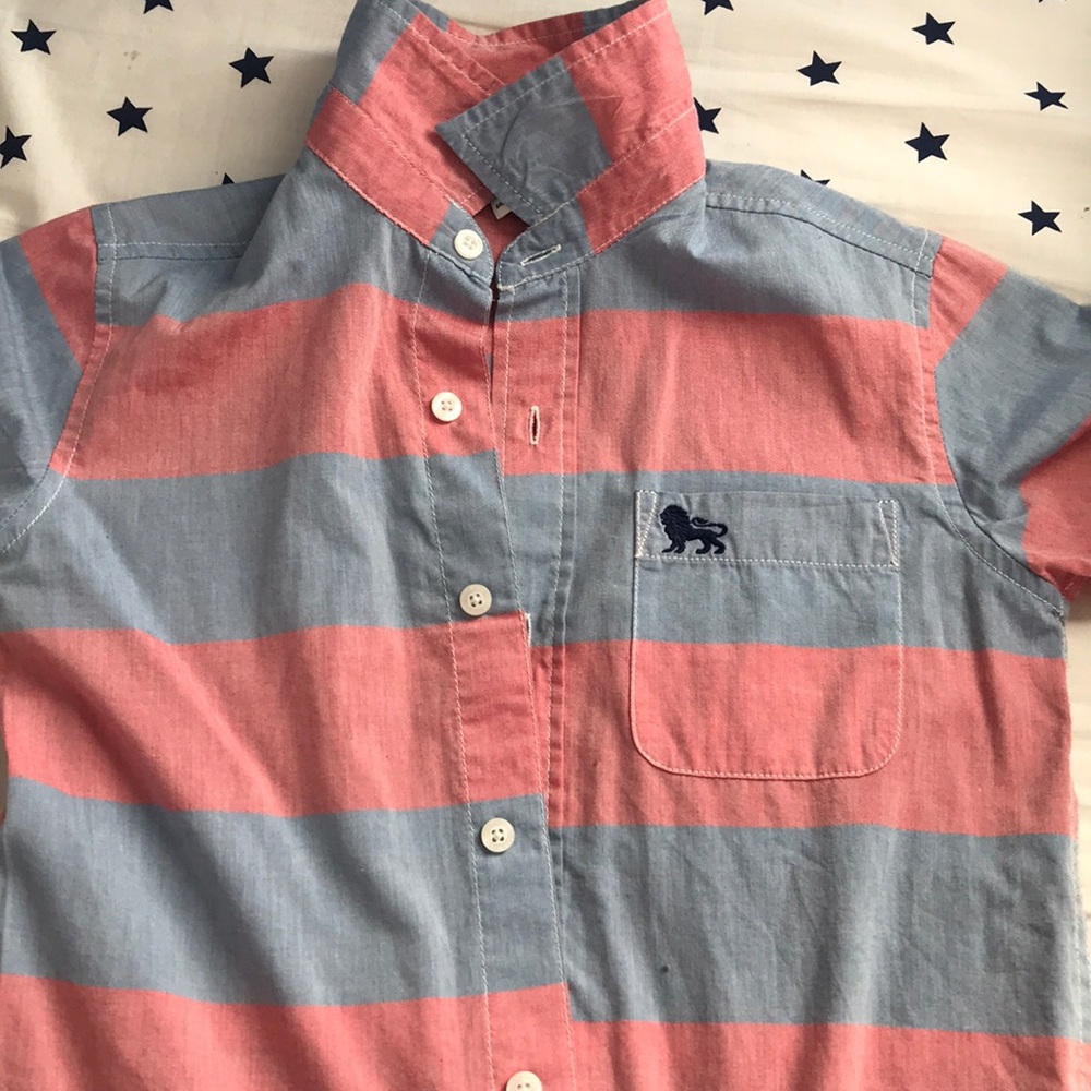 Boys Button short Sleeve