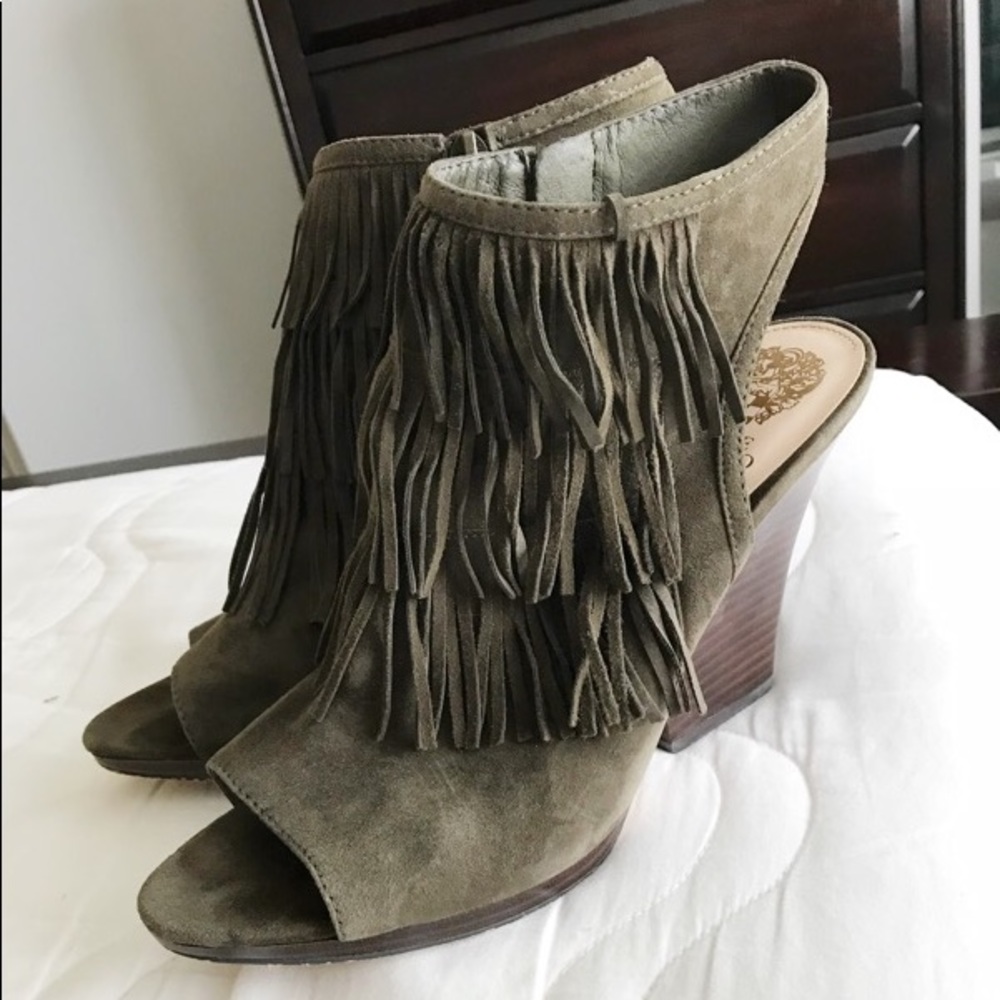 Vince Camino Jadon fringe booties