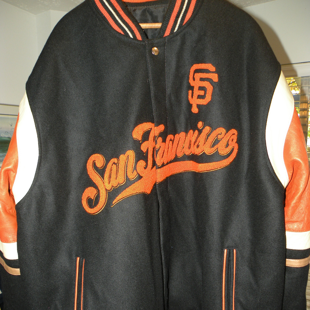 San Fransisco Giants JH Design Leather WOOL Jacket