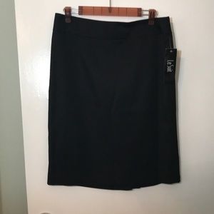 Black pencil skirt