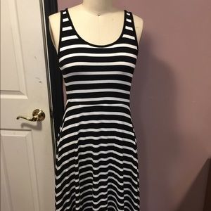 Old Navy Dresses - Black & white striped tank skater dress Old Navy Dresses - Black & white striped tank skater dress