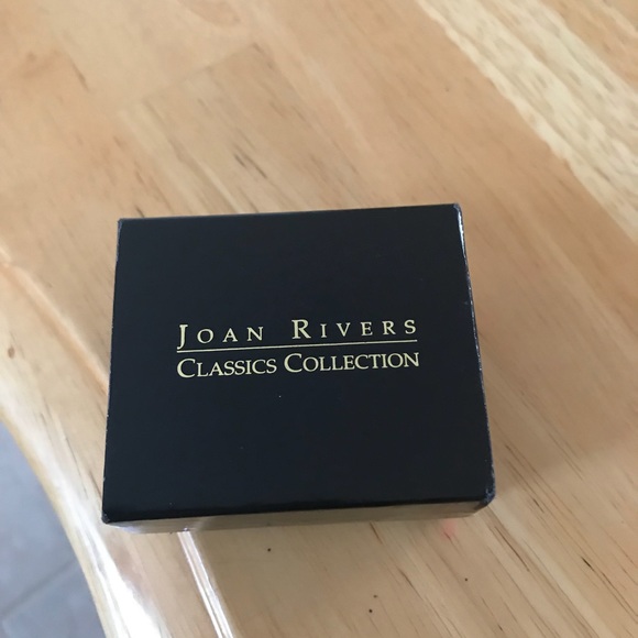 JOAN RIVERS RARE CRYSTAL BLK FLOWER COCKTAIL RING - Picture 5 of 6