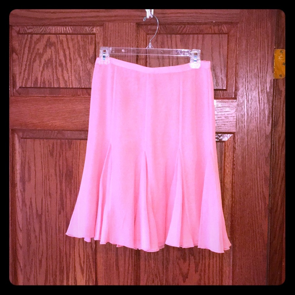 BCBG - Silk Pink Skirt