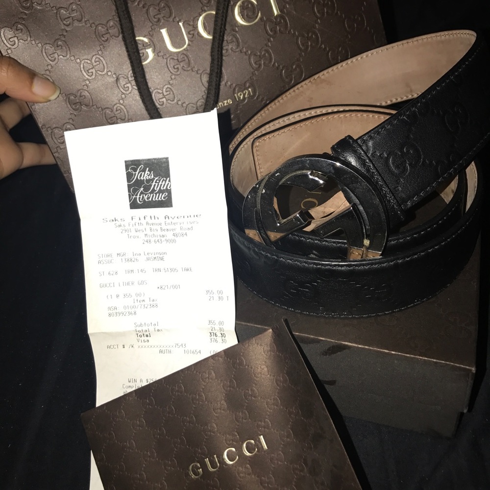 Men's guccissima men's Gucci belt