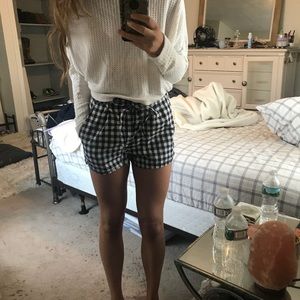 Gingham shorts