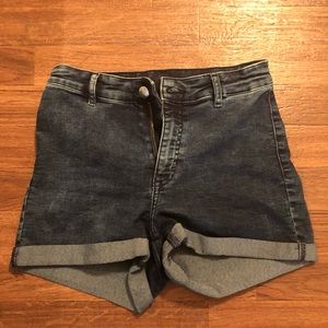h&m high waisted shorts