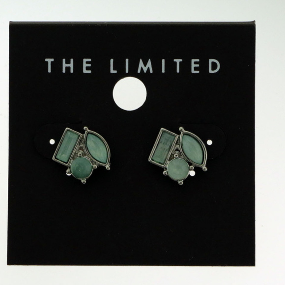 NWT silver with light blue stone earring LTDE15 - Picture 4 of 8