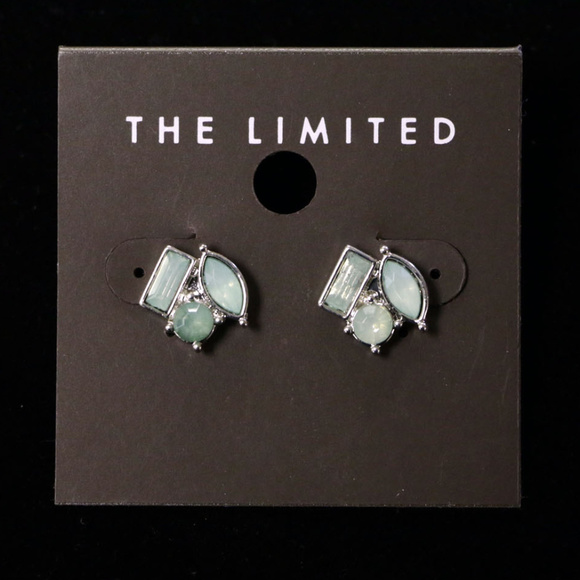 NWT silver with light blue stone earring LTDE15 - Picture 2 of 8