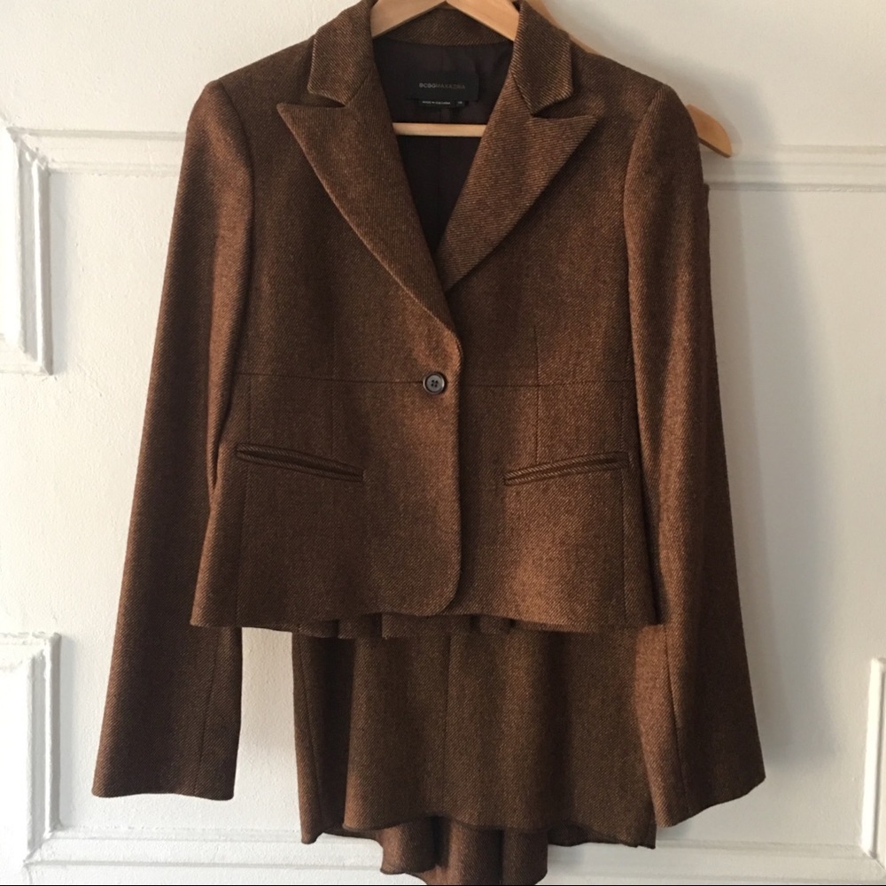 ✨NWT✨ “Janice” Wool Fishtail Skirt Suit