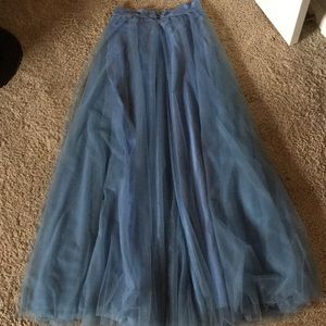 Beautiful tulle maxi skirt