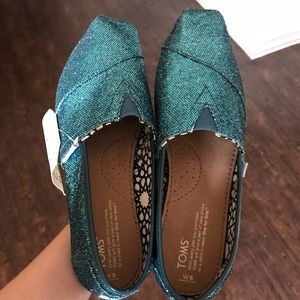 Toms Special Edition Emerald Glitter Classics
