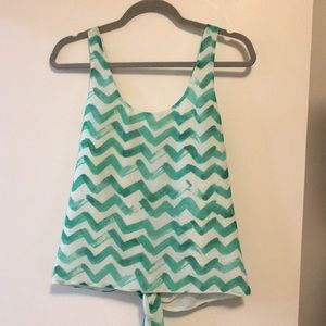 Rachel Roy tie-back Top
