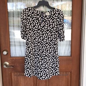 Anthropologie Deletta dot tunic with pockets