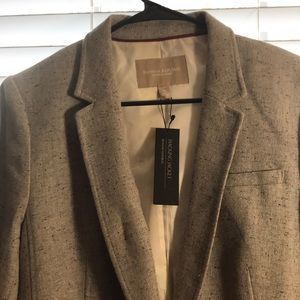Speckled Grey and black  banana republic jacket