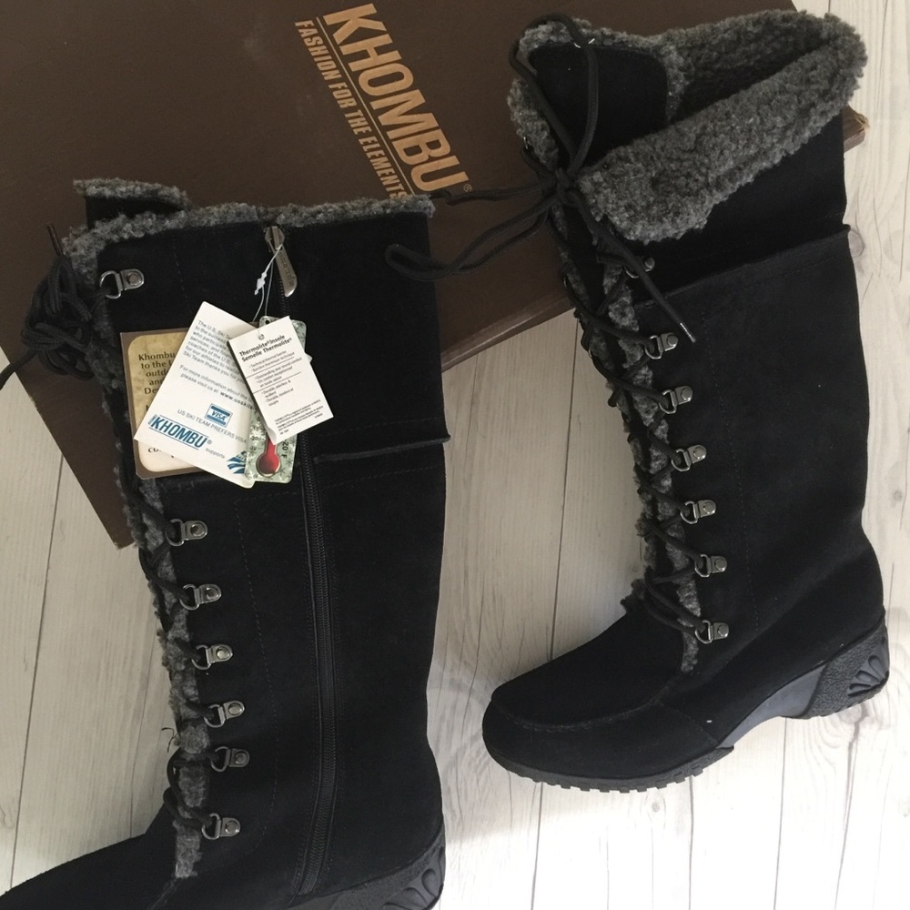 NIB Khombu Saturn Lace Up Boots