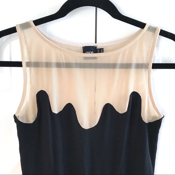 🚫SOLD🚫 Like New Asos Mesh Top Bodysuit - Picture 3 of 7