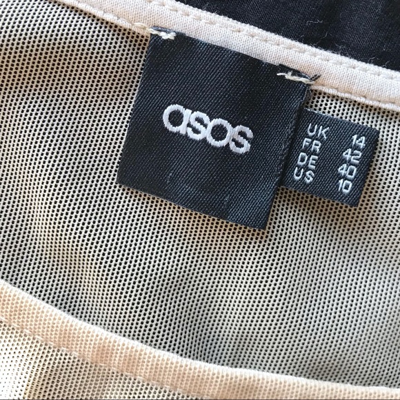 🚫SOLD🚫 Like New Asos Mesh Top Bodysuit - Picture 5 of 7