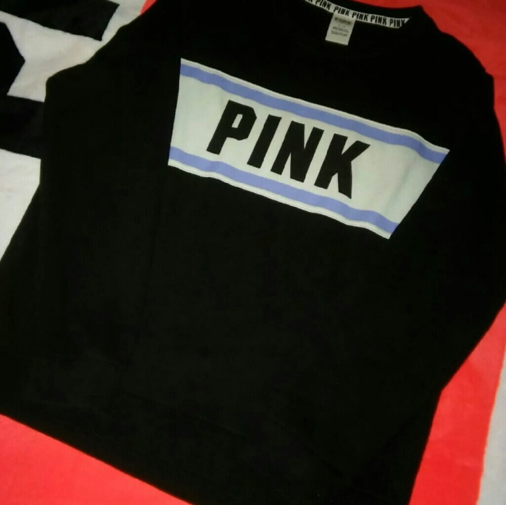 ❤☺SALE! Lg VS PINK CREWNECK SWEATSHIRT☺❤