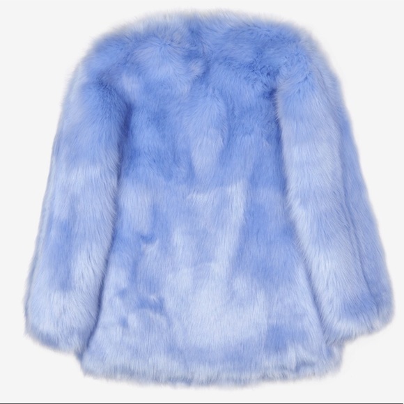 NWT THP Baby Blue Boxy Faux Fur! - Picture 5 of 8