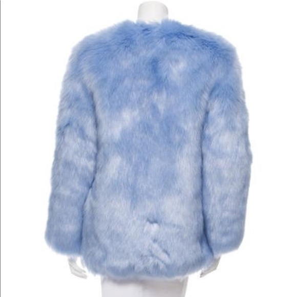 NWT THP Baby Blue Boxy Faux Fur! - Picture 8 of 8