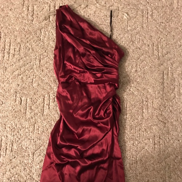 Sexy Red Velvet Dress - Picture 1 of 4