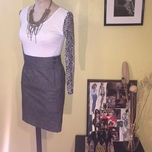 The Limited Button Detail Pencil Skirt