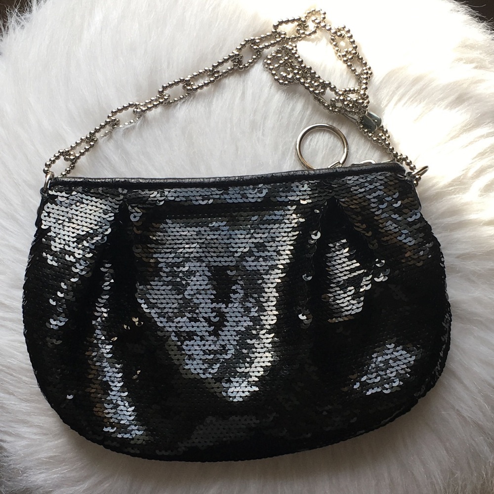 Coach Black Sequin Bag