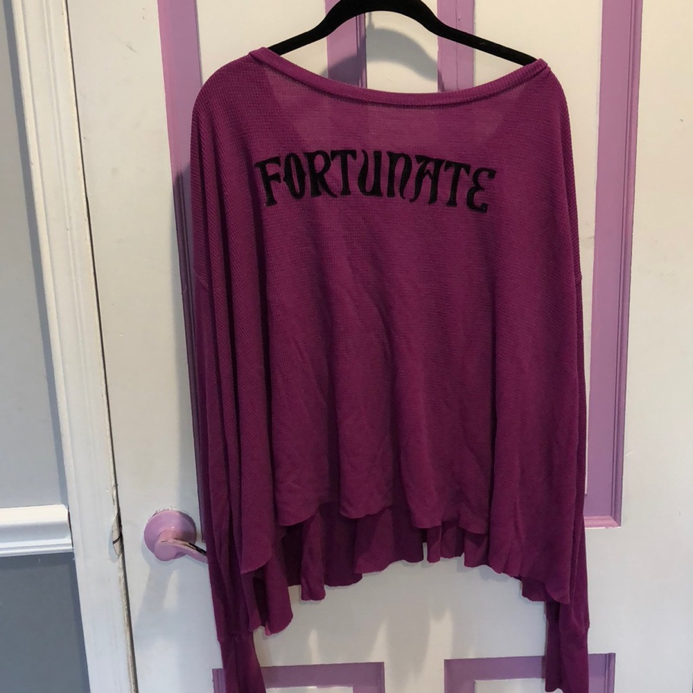 Wild fox purple shirt