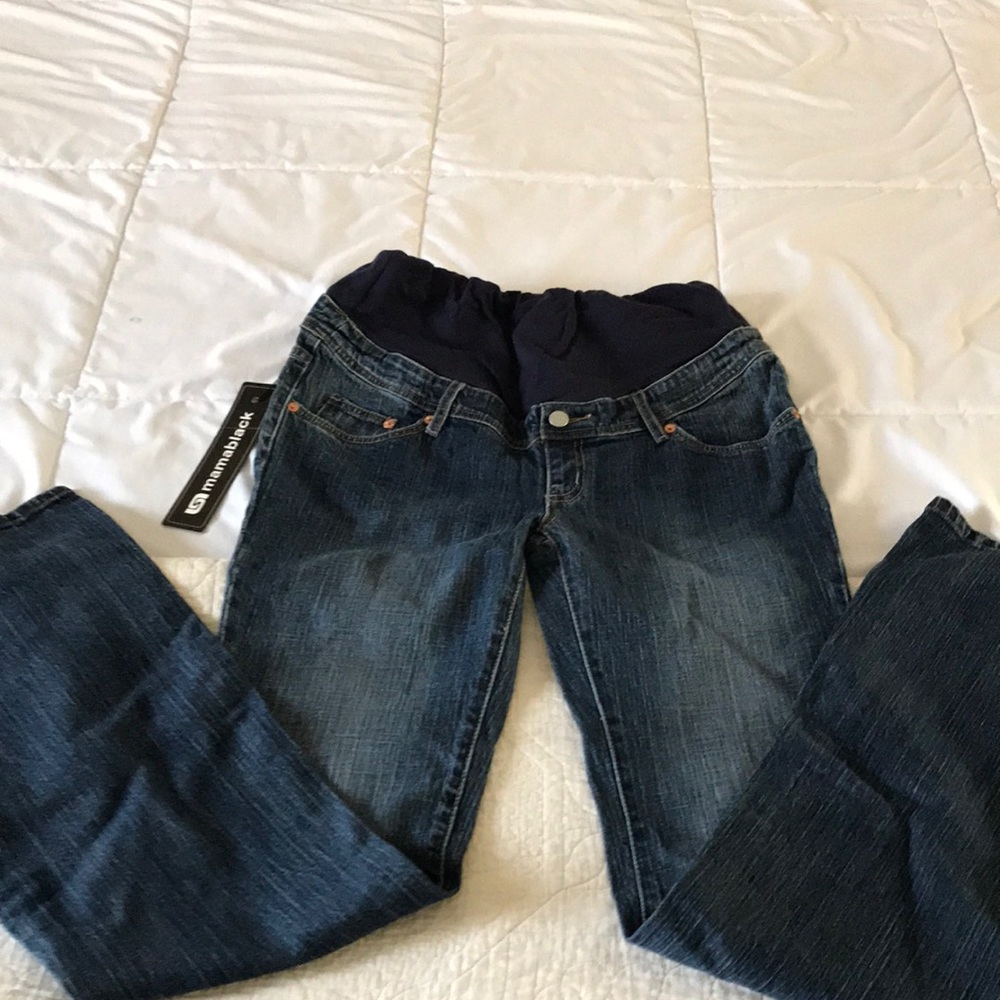 Mama Black Maternity jeans
